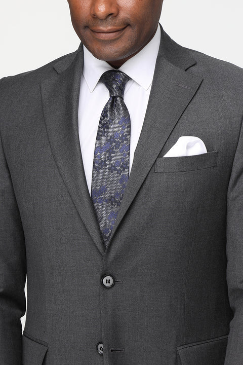 Slim Fit Suit Gray