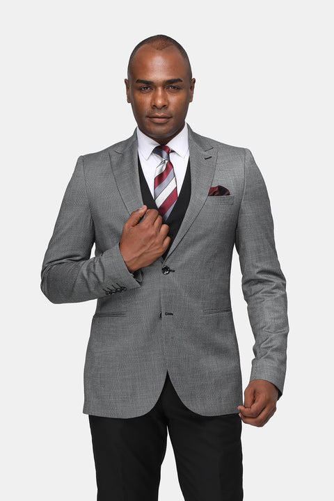 Slim Fit Suit Gray