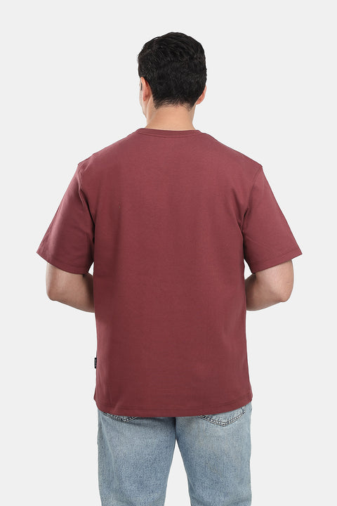 Over Size T-Shirt Maroon