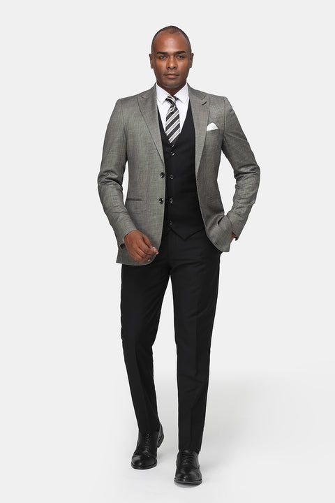 Slim Fit Suit Beige
