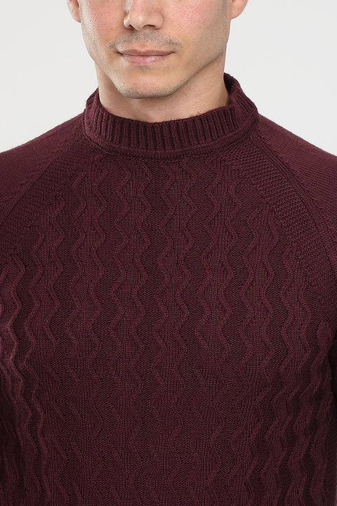 Regular Fit Pullover Maroon