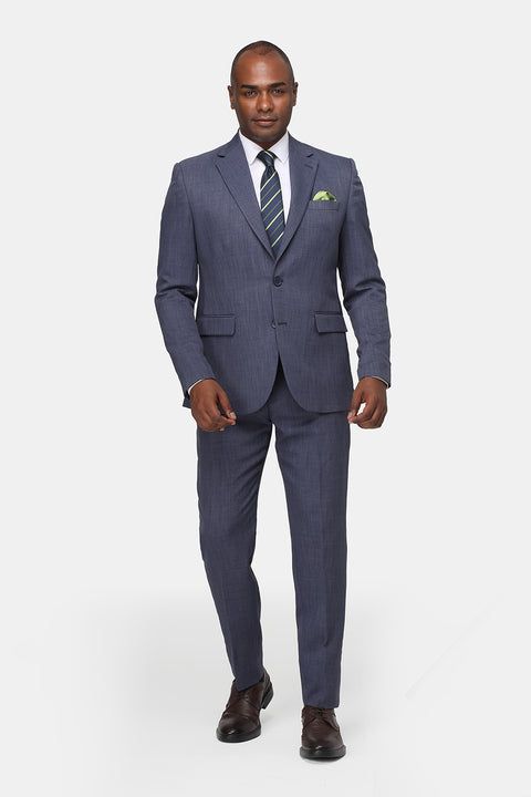 Regular Fit Suit Blue