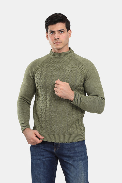 Regular Fit Pullover Green