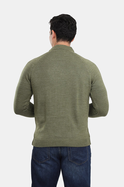 Regular Fit Pullover Green