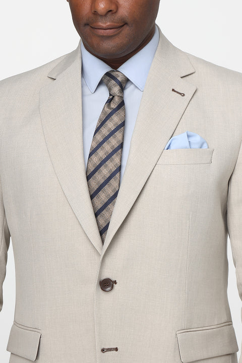 Regular Fit Suit Beige