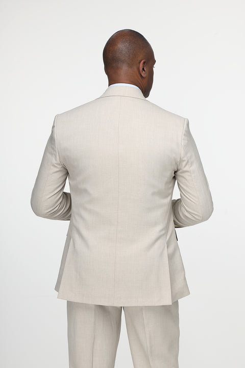 Regular Fit Suit Beige