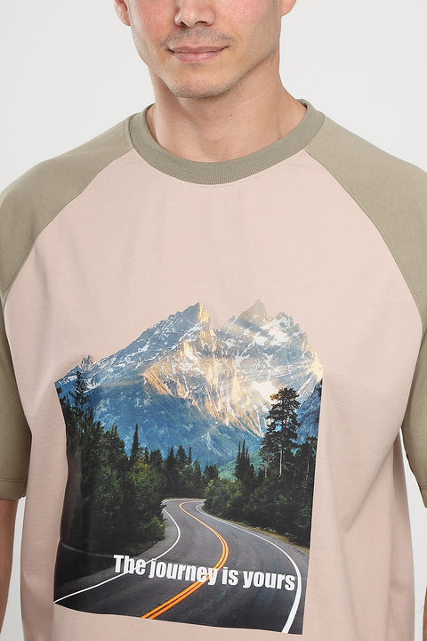 Relax Fit T-Shirt Beige