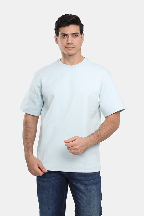 Over Size T-Shirt Light Blue