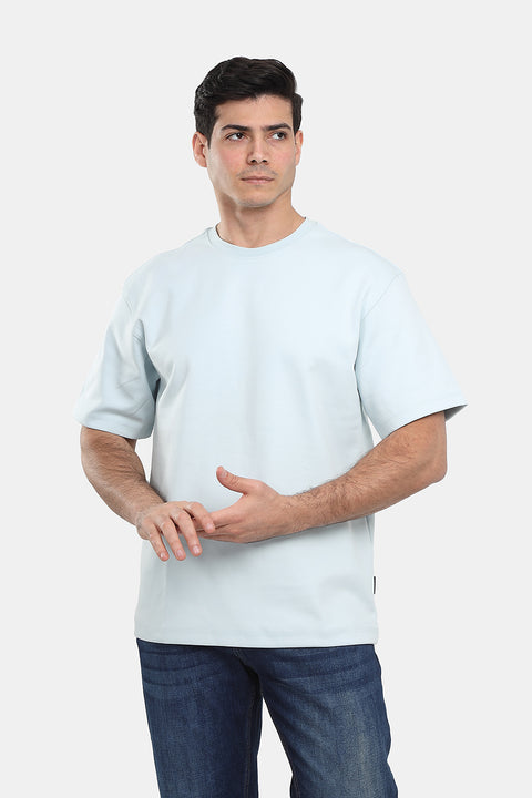 Over Size T-Shirt Light Blue