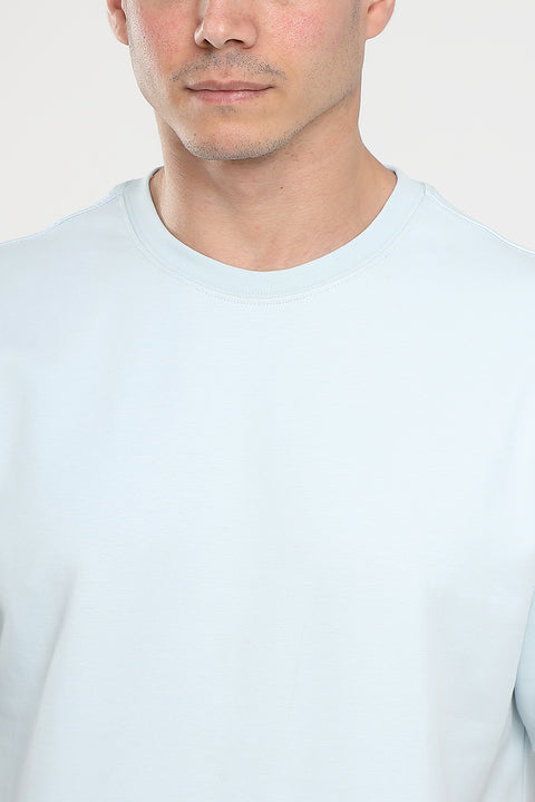 Over Size T-Shirt Light Blue