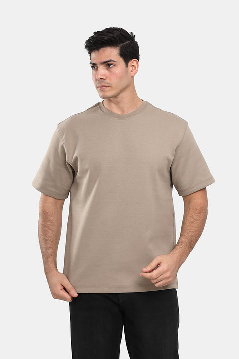 Over Size T-Shirt Beige