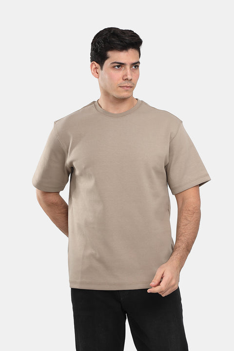 Over Size T-Shirt Beige