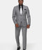 Slim Fit Suit Gray