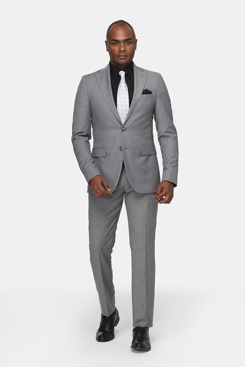 Slim Fit Suit Gray