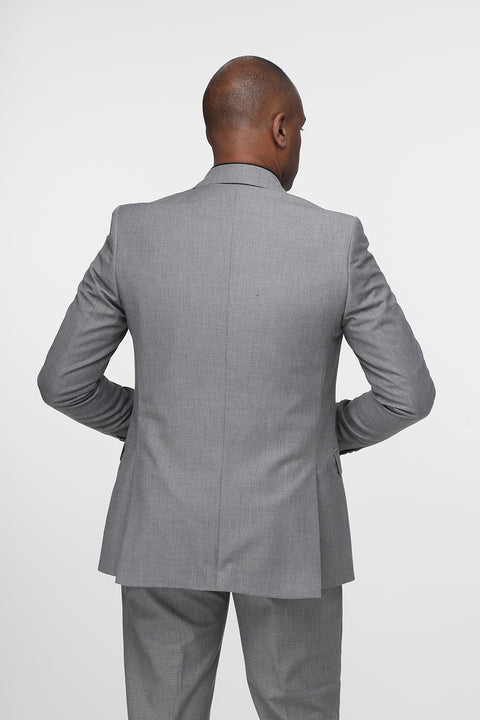 Slim Fit Suit Gray