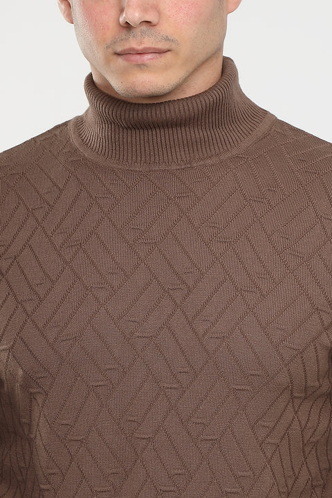 Regular Fit Pullover Brown