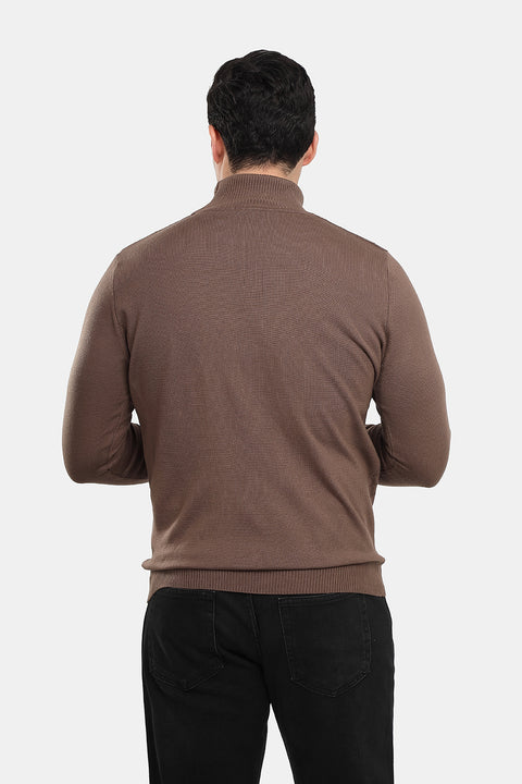 Regular Fit Pullover Brown