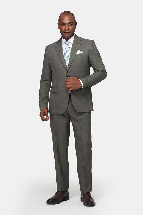 Regular Fit Suit Green