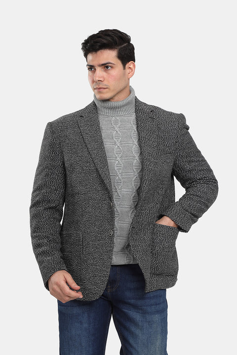 Slim Fit Blazer Gray