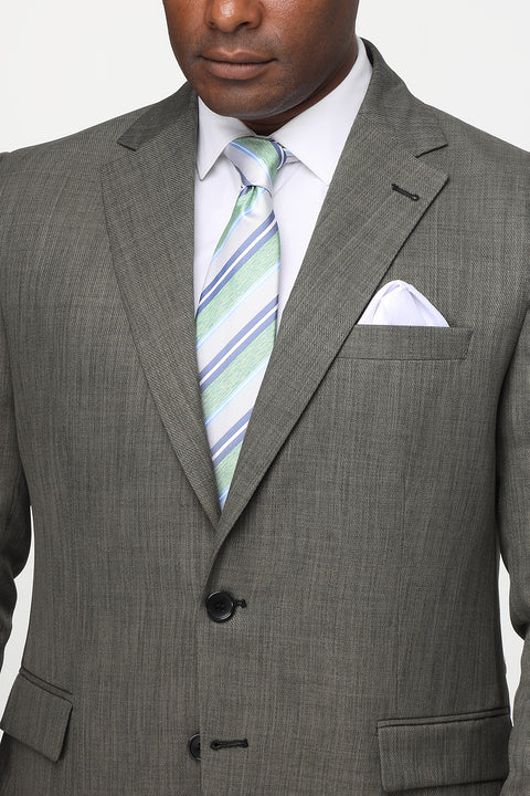 Regular Fit Suit Green