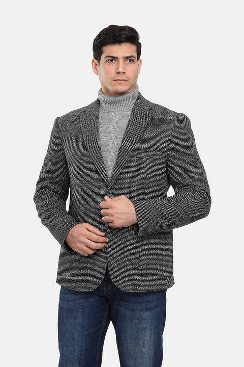 Slim Fit Blazer Gray