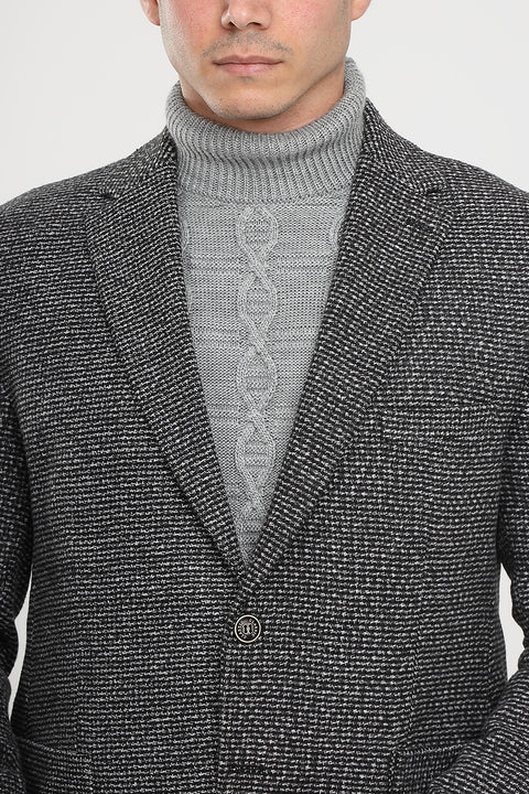 Slim Fit Blazer Gray