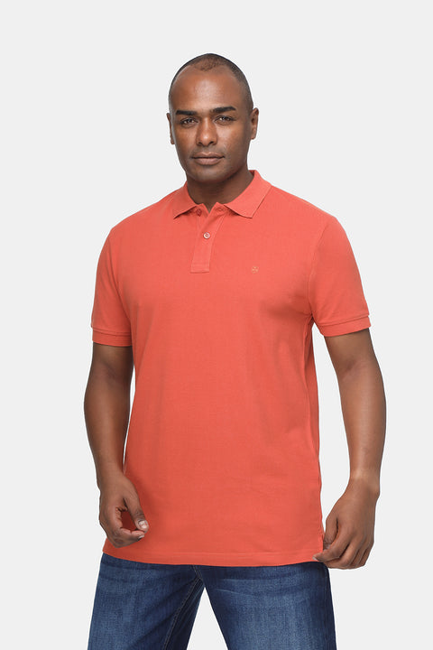 Polo Shirt Regular Fit Orange