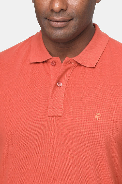 Polo Shirt Regular Fit Orange