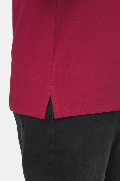 Polo Shirt Regular Fit Dark Red
