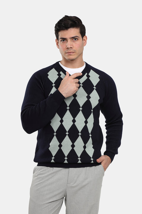 Regular Fit Pullover Dark Blue