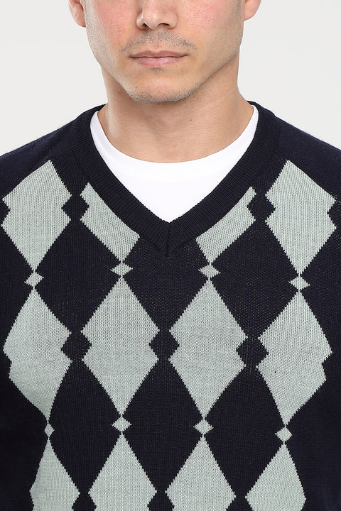 Regular Fit Pullover Dark Blue