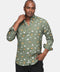 New Fit Linen Shirt Green