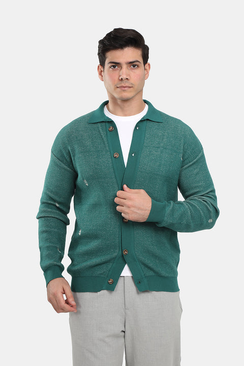 Slim Fit Pullover Light Green
