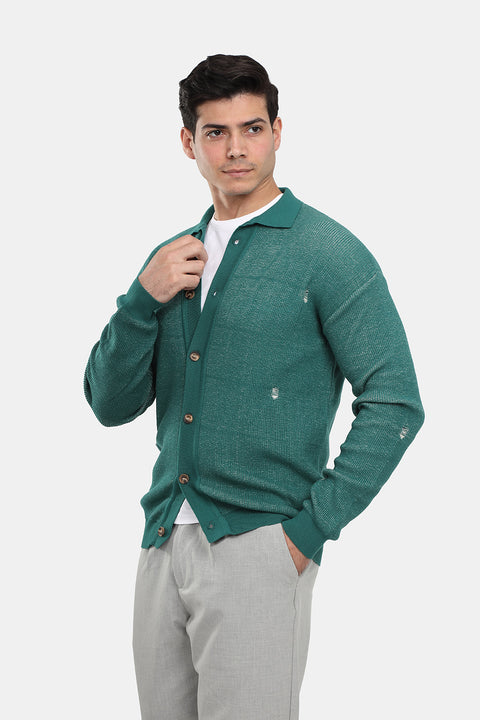 Slim Fit Pullover Light Green