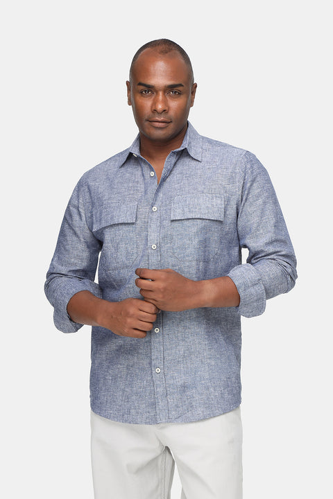 Regular Fit Shirt Blue