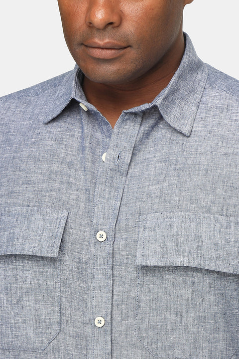 Regular Fit Shirt Blue