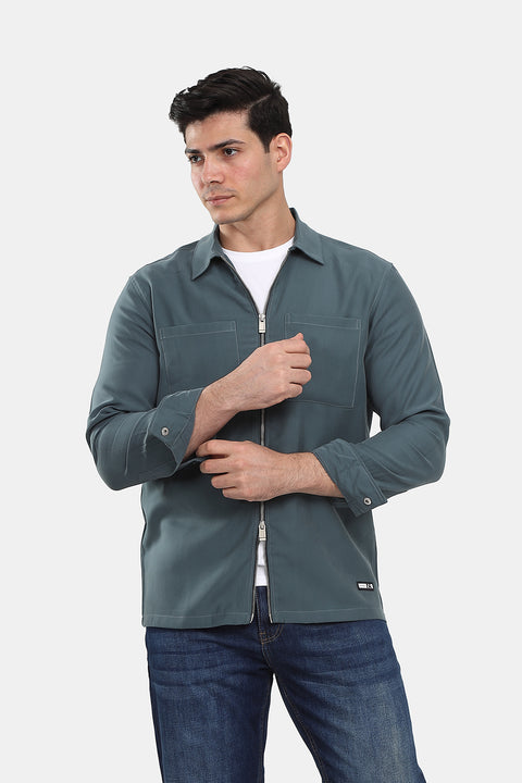 Over Shirt Regular Fit Blue