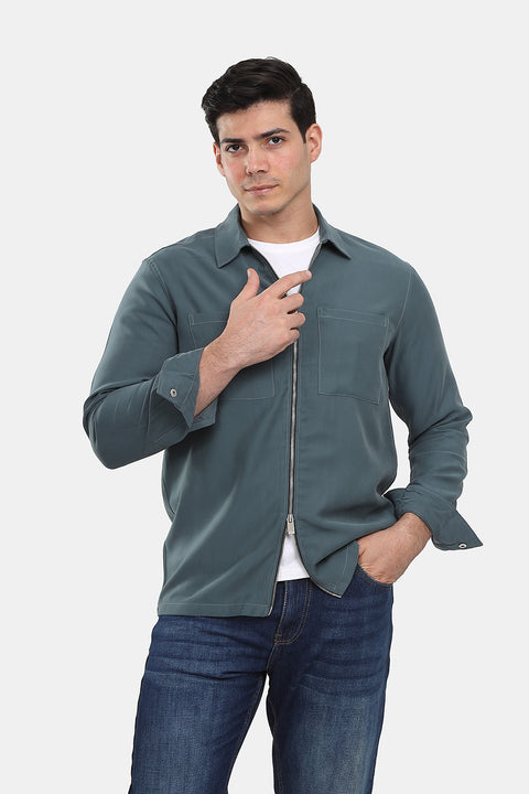 Over Shirt Regular Fit Blue