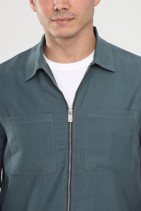 Over Shirt Regular Fit Blue