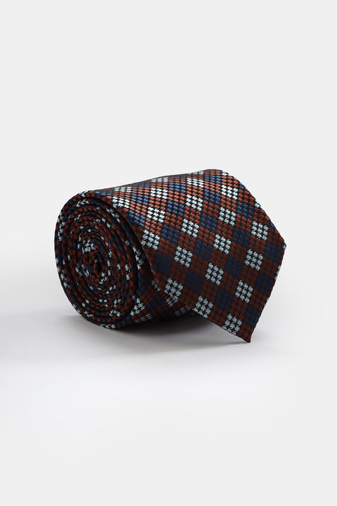 Jacquard Tie 7 cm Maroon