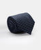 Jacquard Tie 7 cm Dark Blue