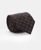 Jacquard Tie 7 cm Brown