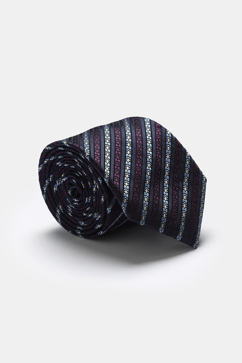 Stripe Tie 7 cm Dark Blue