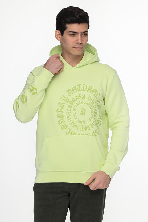 Regular Fit Sweat Shirt Light Green