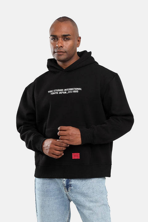 Box Fit Sweat Shirt Black