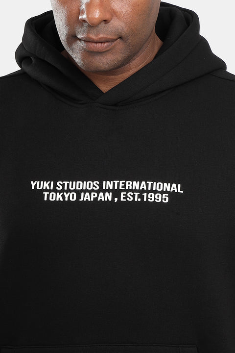 Box Fit Sweat Shirt Black