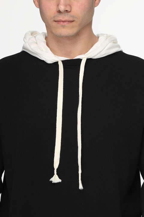 Over Size Sweat Shirt Black
