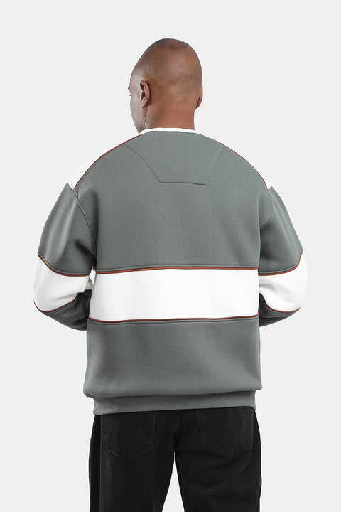 Box Fit Sweat Shirt Green