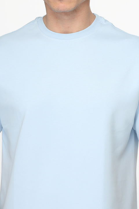 Over Size T-Shirt Light Blue