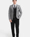 Slim Straight Fit Suit Light Gray